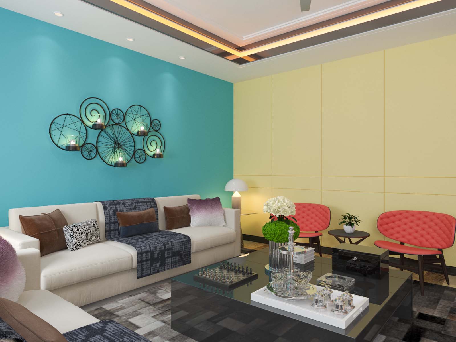 Living Room Furniture Design In Delhi Ncr