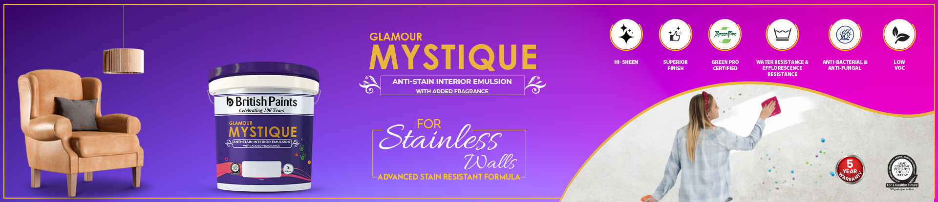 Glamour Mystique Anti-Stain Interior Emulsion